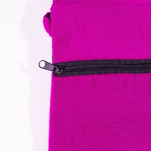 Women's Purse Handmade Crossbody Mexican Clutch Floral Embroidered Shoulder Bag - Picture 6 of 9